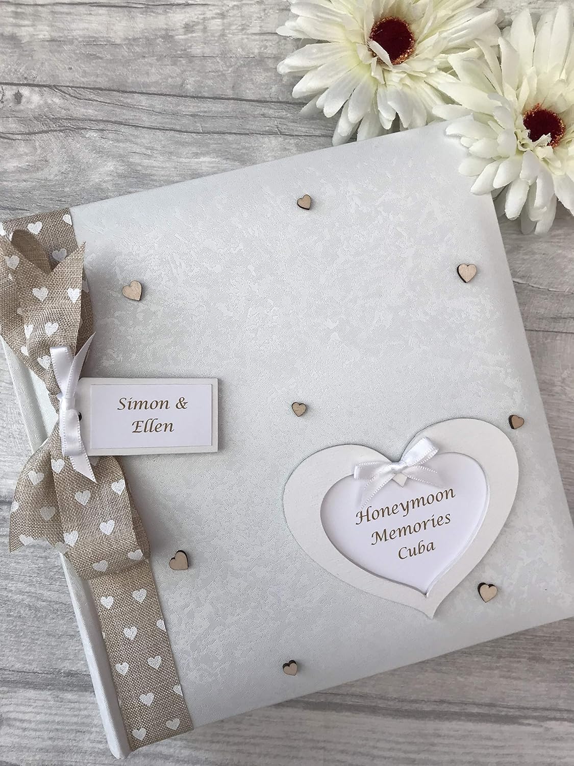 Personalised Traditional Honeymoon Memories Photo Album Gift 200 6x4