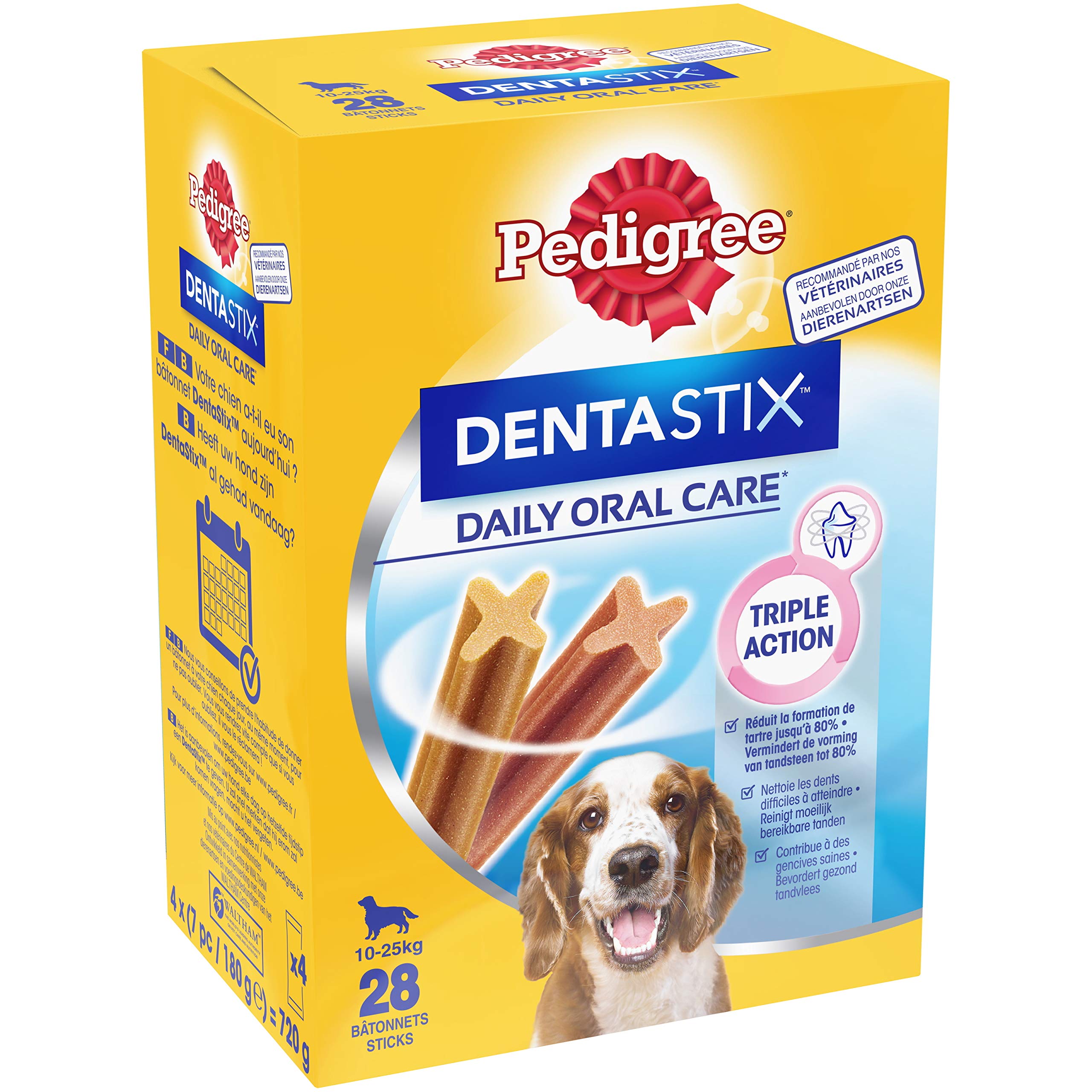 Pedigree Dentastix - Daily Dental Care Chews, Large Dog Treats, 28 sticks
