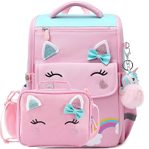 Girls Cute Backpack Elementary School Bunny Bag For Kids Laptop Bag Kindergarten Preschool Bookbag - View #10