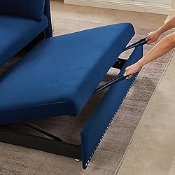 55-inch Loveseat Pull Out Sofabed ,Modern 3 in 1