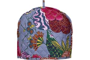 EKAVYA Tea Cozy, Floral Print Tea Warmer, Designer Tea Pot Cover, Quilted Tea Cozy, Modern Tea Warmer, Unique Kitchen Accessory. Designs in England and fits 1 to 6 Cup Kettle Cover
