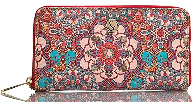 H&B Womens Faux Leather Wallets,Multicolour