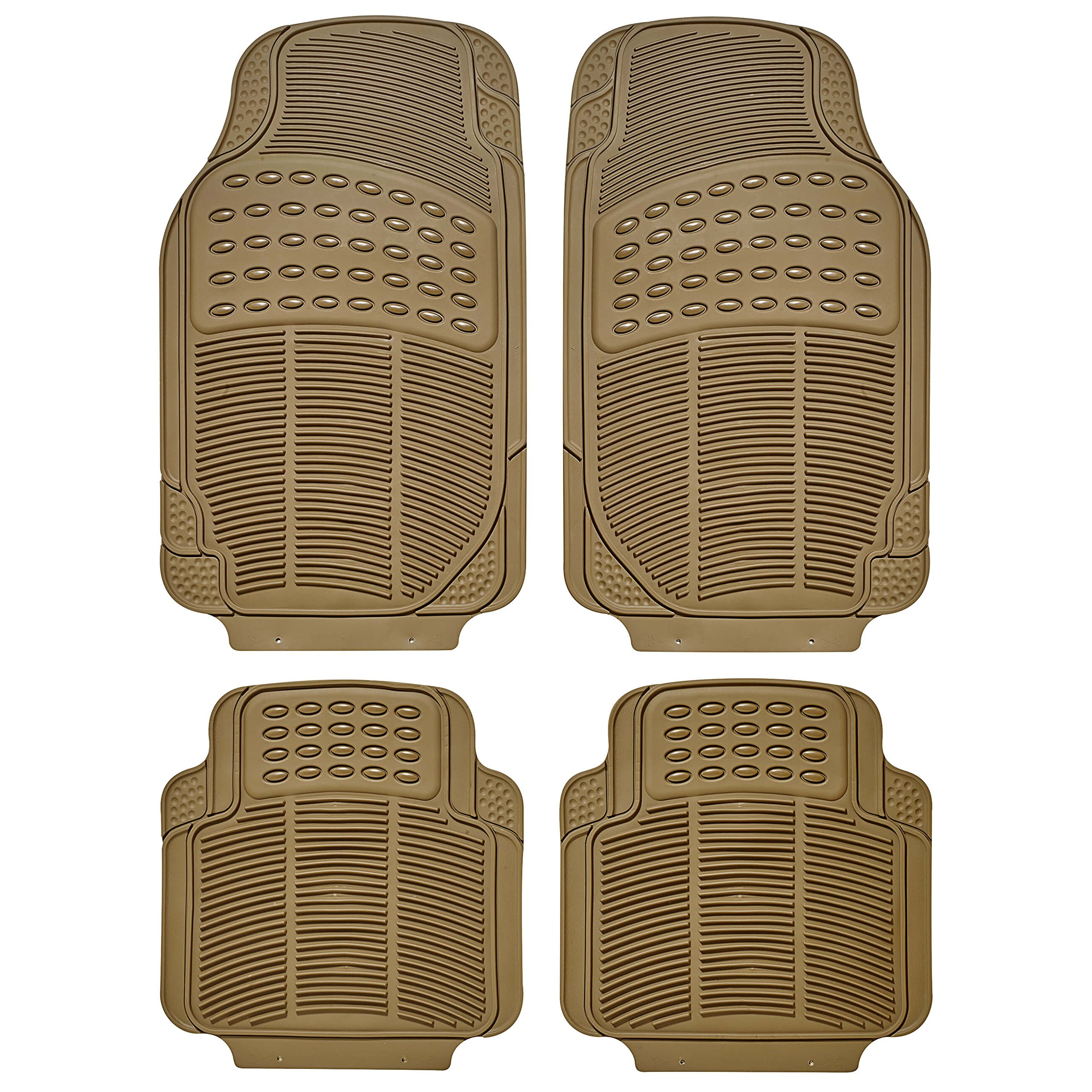 SUMEX CONTI10 Universal Continental Rubber Car Mats - Beige