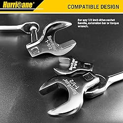 HURRICANE 1/2” Drive Crowfoot Wrench Set, 14