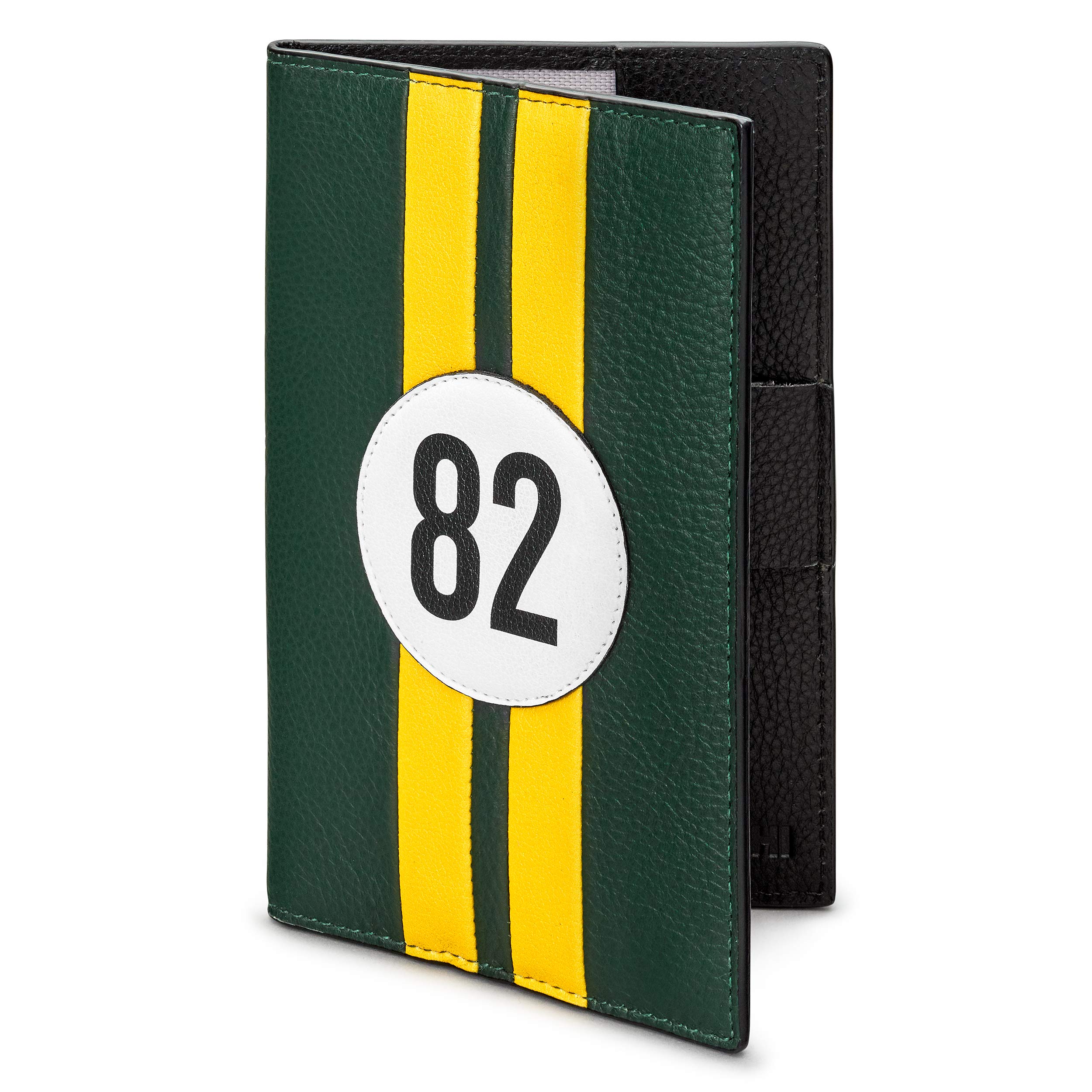 Yoshi Race Car Livery #82 Leather Golf Scorecard Holder, for Golf Score Cards, Men & Women with Pen Loop