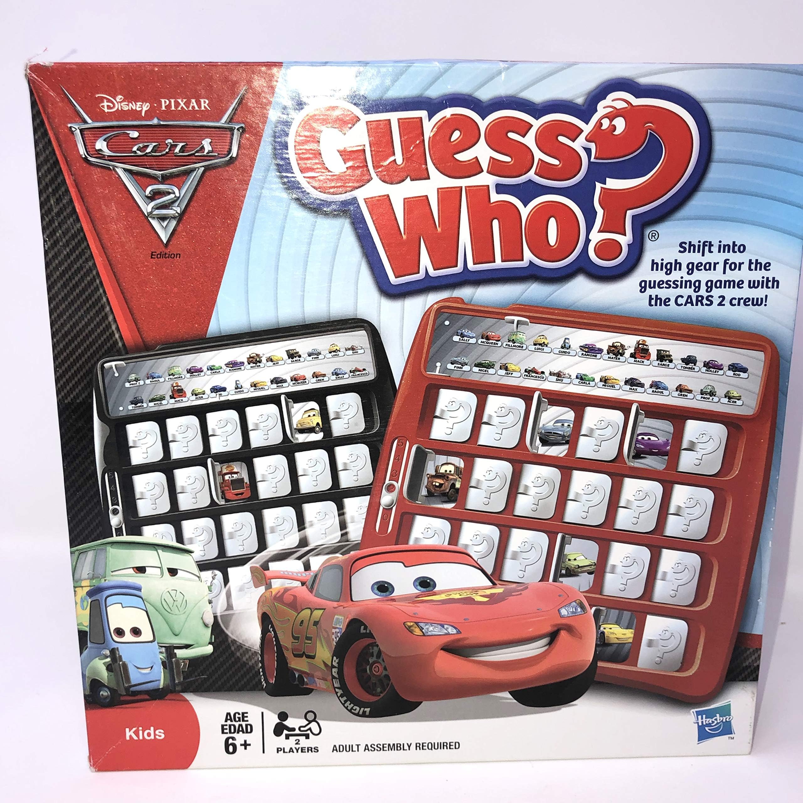 Disney Pixar CARS 2 Guess Who? Game