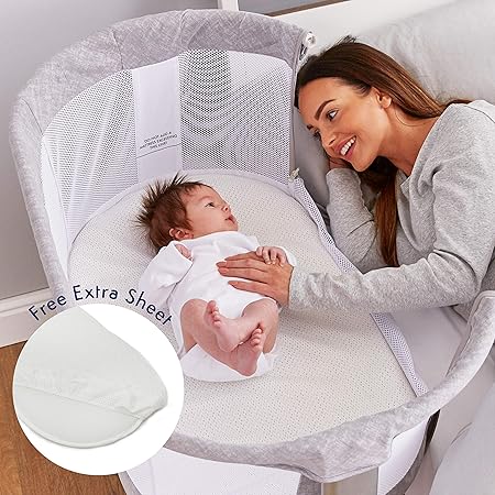 purflo breathable bedside crib