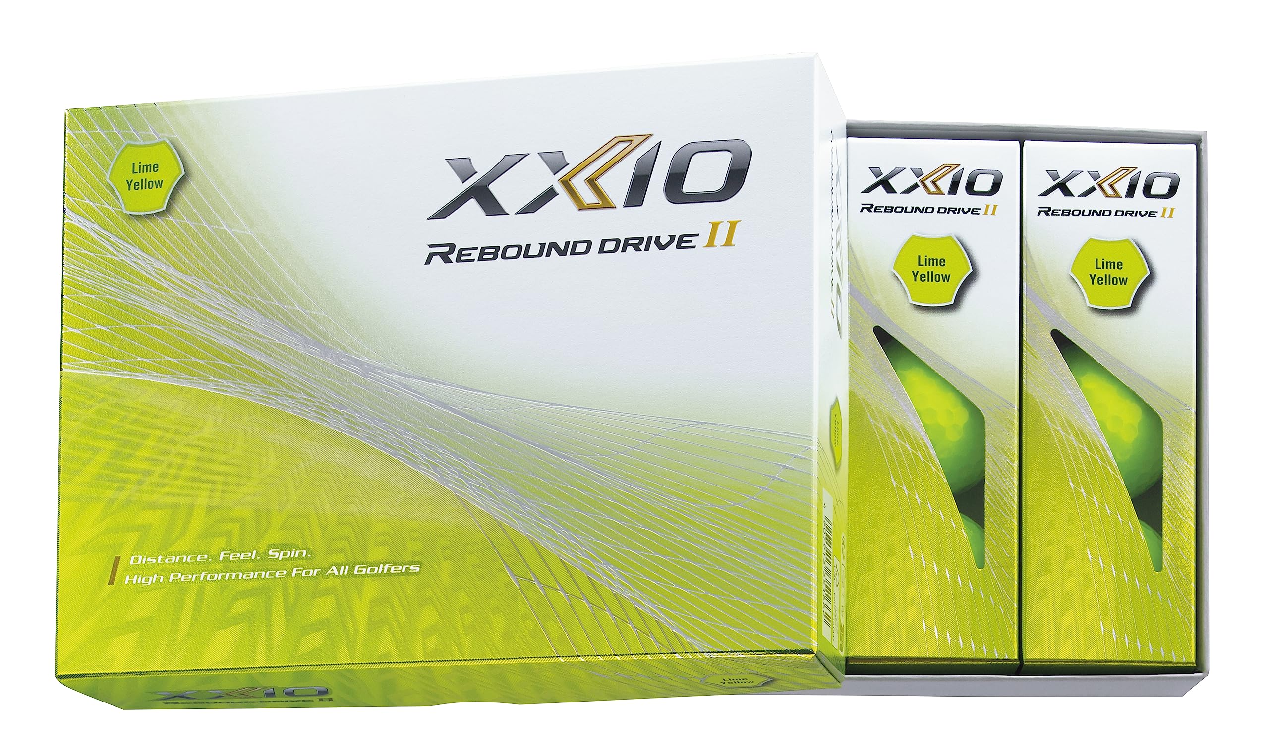 ダンロップゴルフボール XXIO REBOUND DRIVE2 2023年モデル 1ダース(12個入り) ライムイエロー商品画像