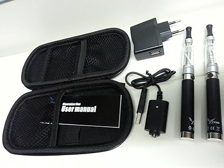 eGo-CE4 - 2er Set elektrische Zigarette im Etui - mit USB Ladekabel und Anleitung