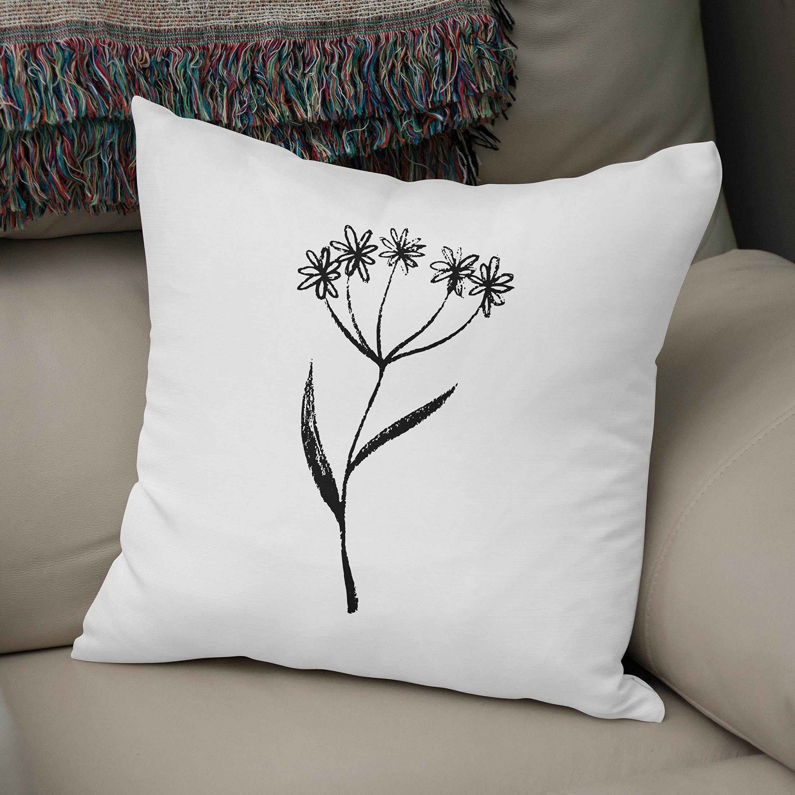Bonamaison, Decorative Cushion Cover - 50% Cotton 50% Polyester - 43x43cm - Designed and Manufactured in Turkey
