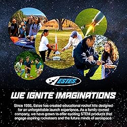 Estes 7295 Orange Bullet Rocket-Building