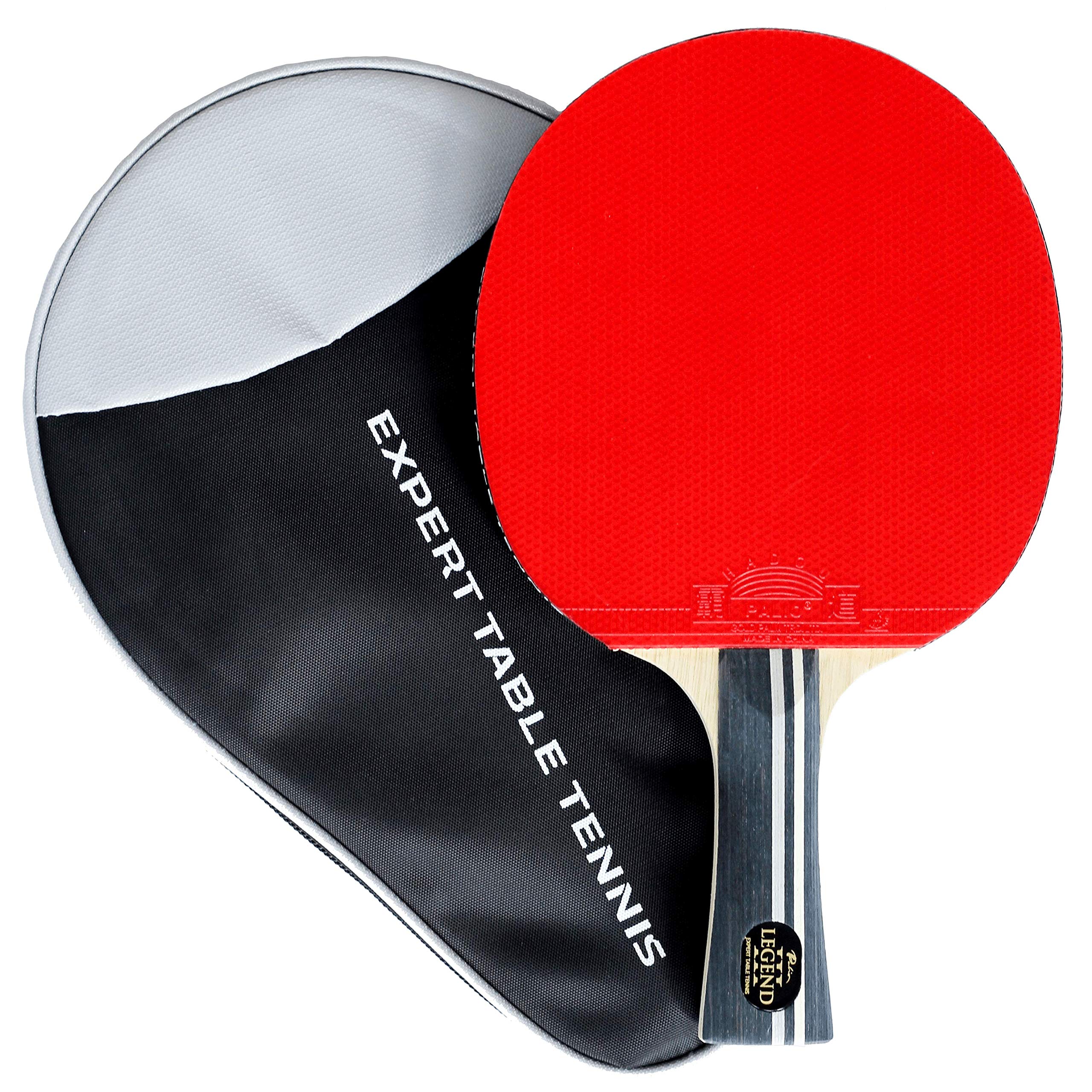 Palio Legend 3.0 Table Tennis Bat & Case | ITTF-Approved Advanced Ping Pong Racket | Maximum Power, Speed & Spin (Single Bat)