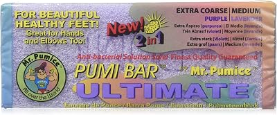 Mr. Pumice Ultimate Pumi Bar Coarse Medium Foot Callus Remover Lavender Purple