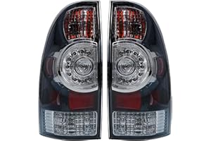 LEVANLIGHT Tail Light Assembly Compatible With 2005-2015 Tacoma Pickup Driver and Passenger Side LED Taillights Brake Signal 