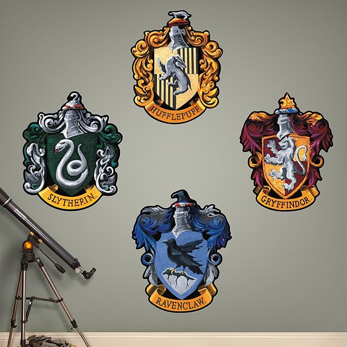 Amazon.com: FATHEAD Harry Potter: Hogwarts House Sigils-Giant ...