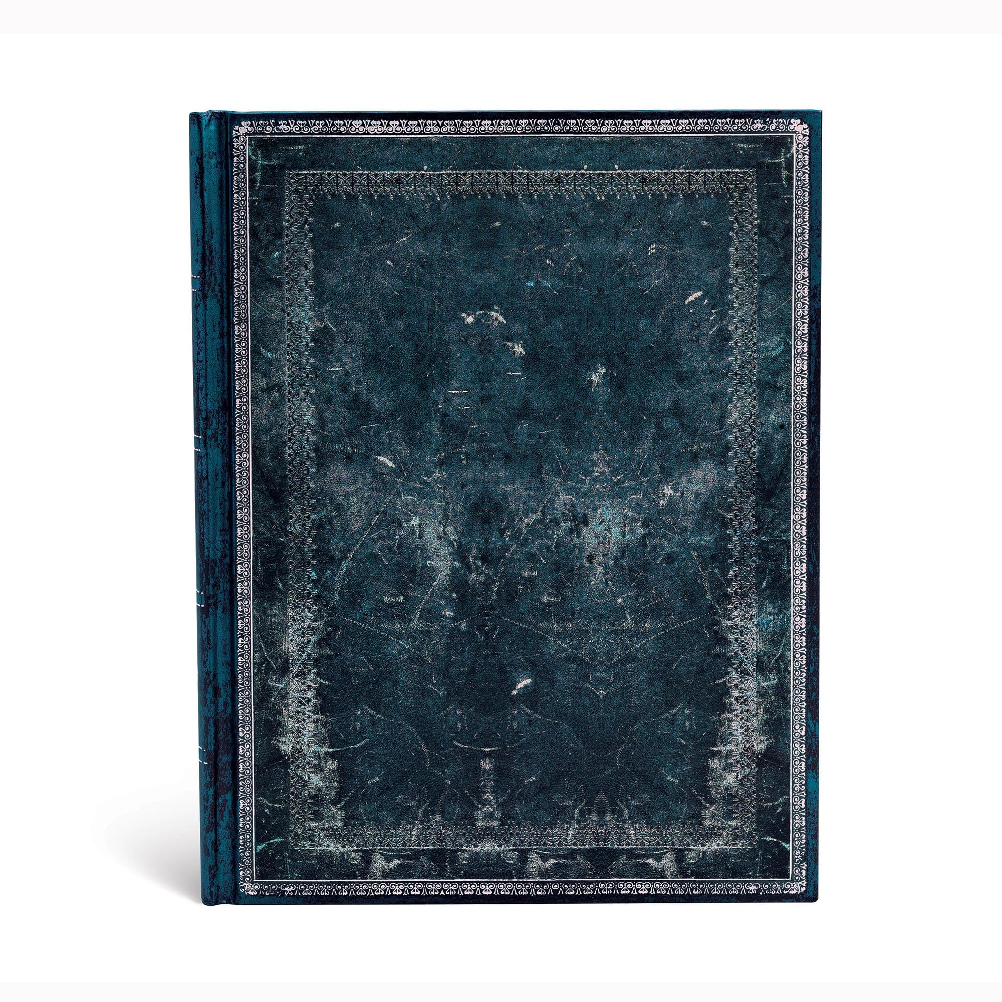 Paperblanks Old Leather Ruled Ultra Notebook - Midnight Steel