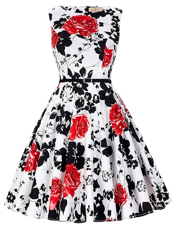 Grace Karin 50s Retro Vintage Rockabilly Kleid Partykleider Cocktailkleider GD6086
