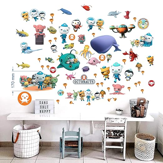 Infans The Octonauts Wall Stickers Decal Kids Room Bedroom