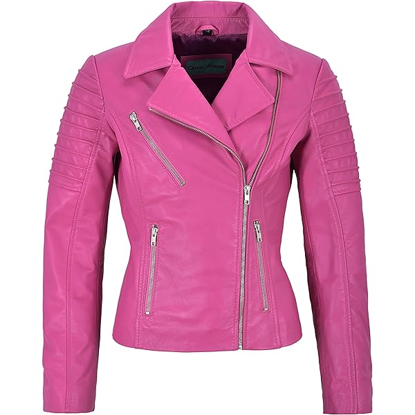 Speed Ladies 8322 Fuchsia Pink Fashion Biker Style