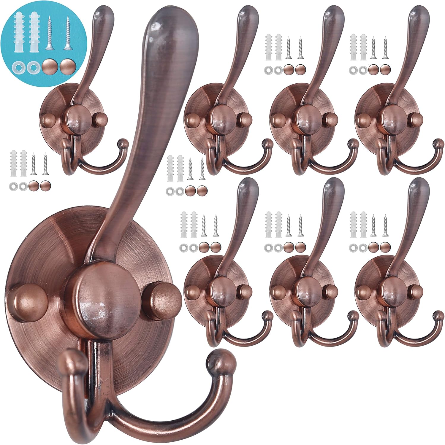 Best Webi Copper Coat Rack Hooks