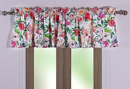 Barefoot Bungalow Blossom Valance, Multicolor