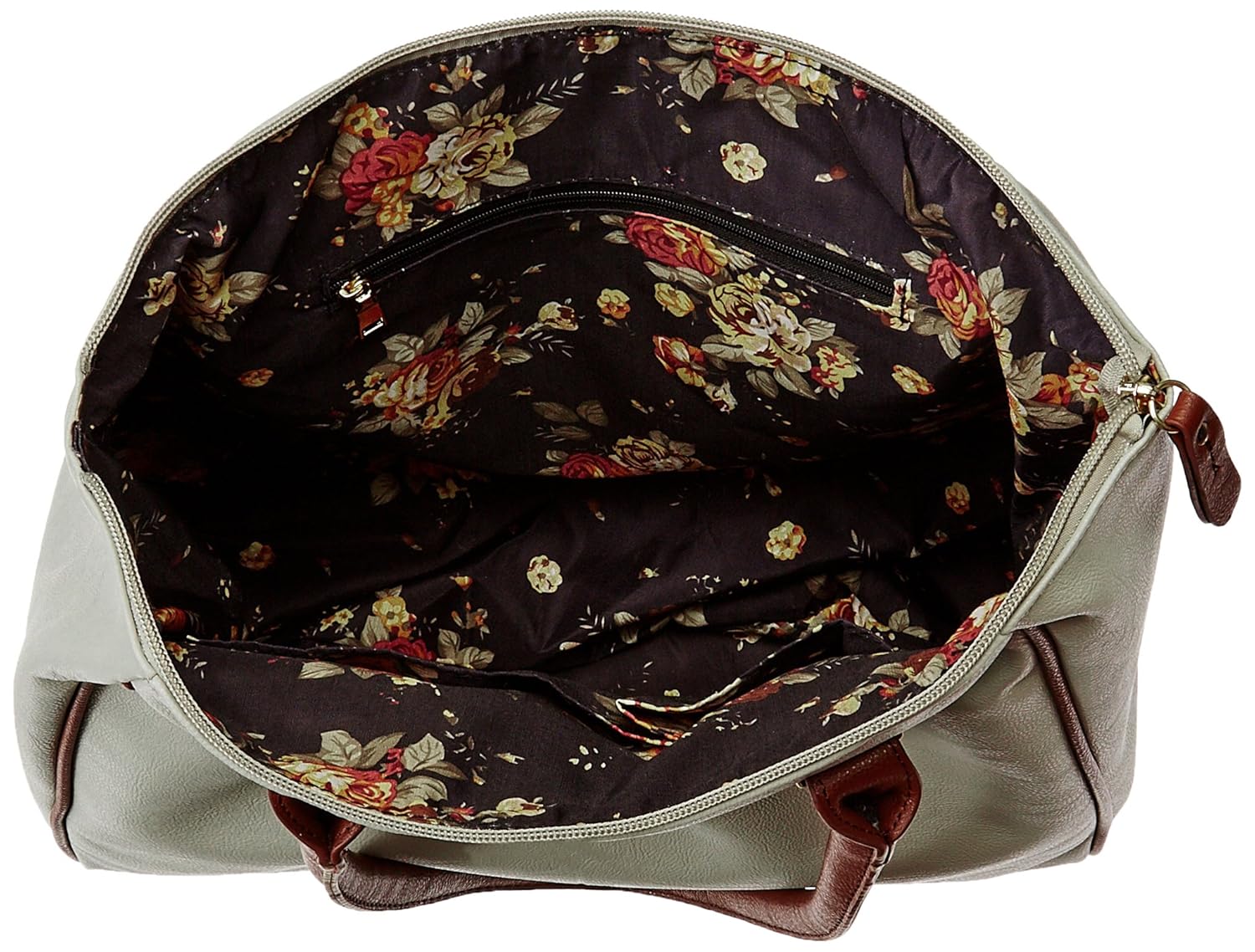 caprese women's sheeba satchel (light grey)