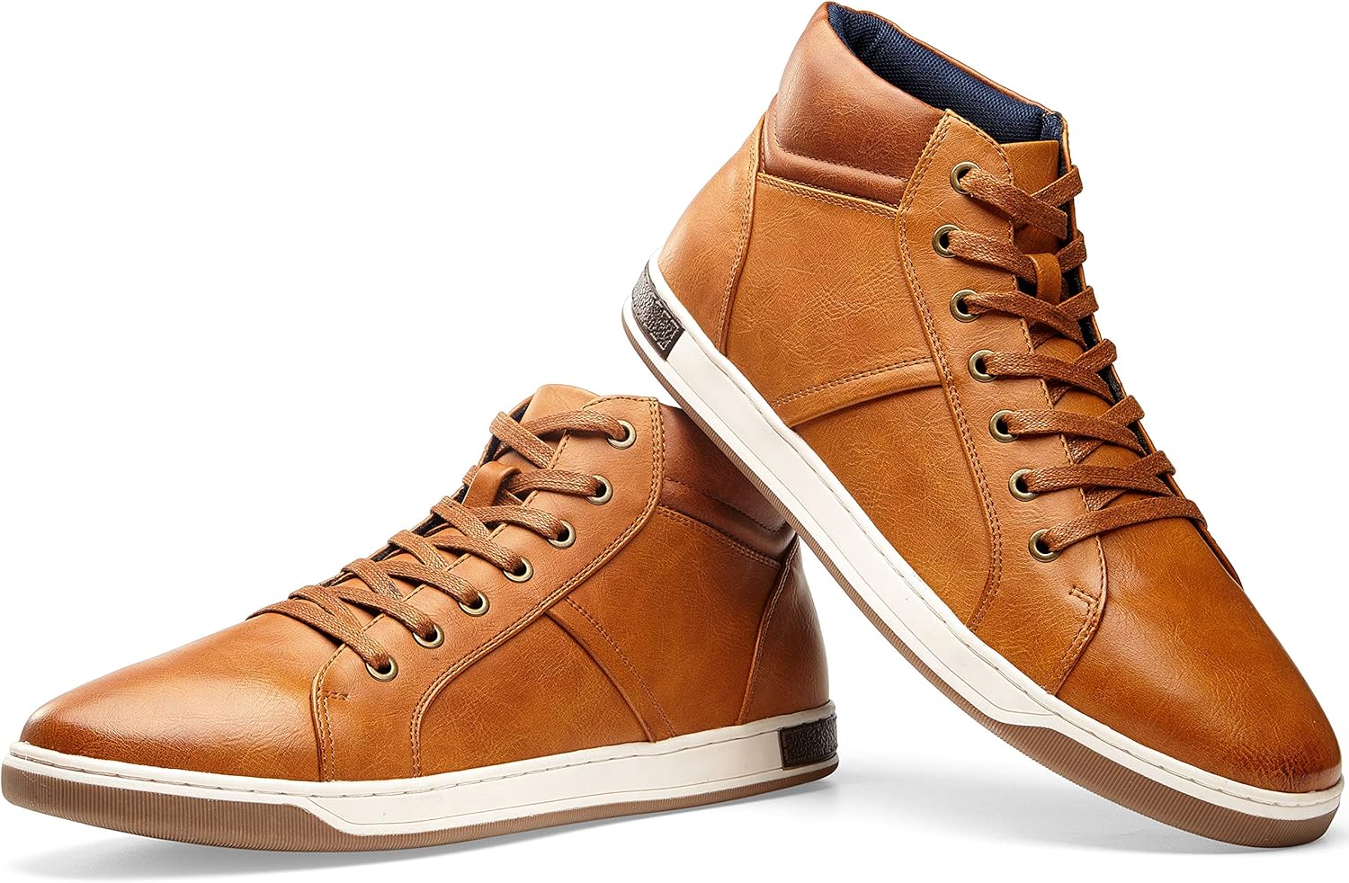  | JOUSEN Men's Casual Shoes High Top Fashion Sneaker Lightweight Men Boots Shoes | Fashion Sneakers