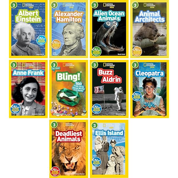 National Geographic Kids Readers Level 1 Series, Collection Set of