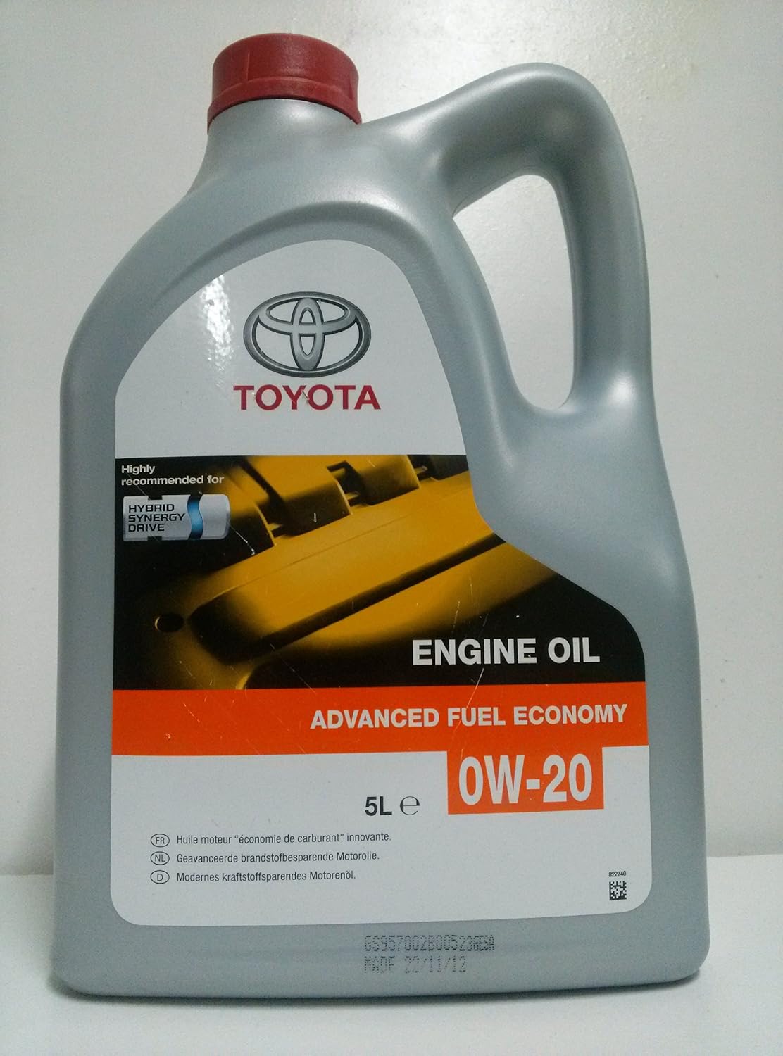 Amazon.fr Huile Moteur d´Origine Toyota AFE 0W20, 5 litres (moteur