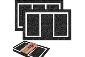 2 Pcs Cornhole Mats 60 x 96 Professional Cornhole Pitch Pads Cornhole Board Pad from Slipping Cornhole Mats for Under The Boa