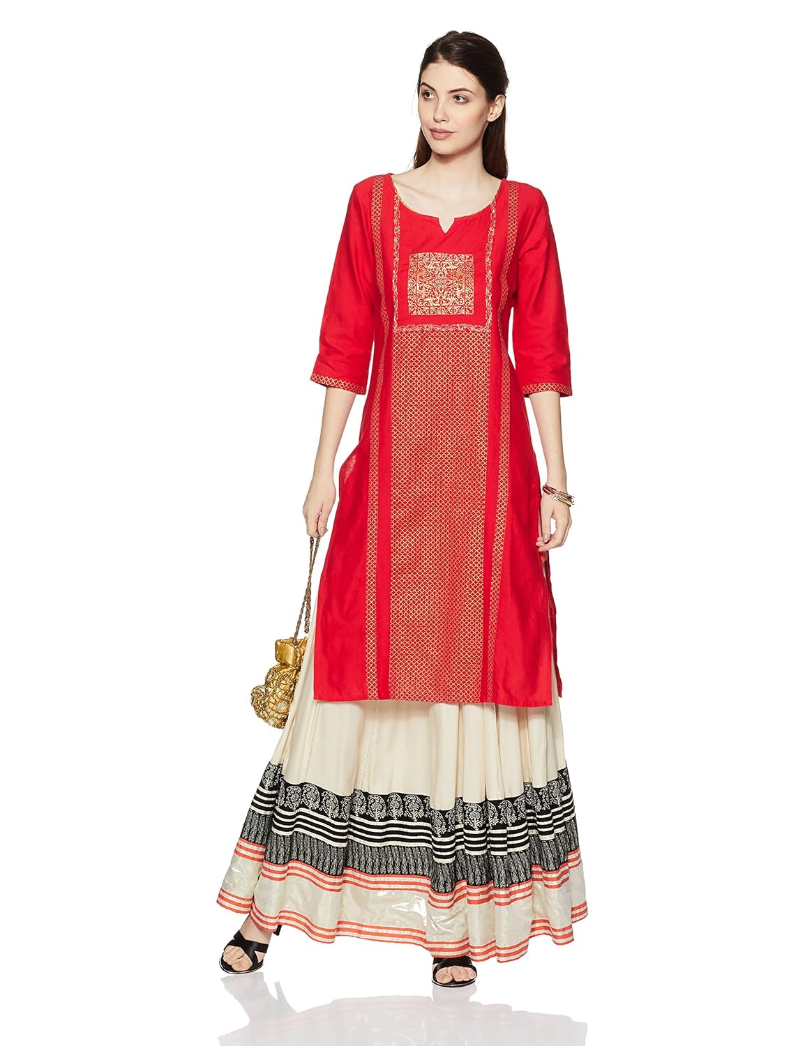 aurelia women's straight kurta