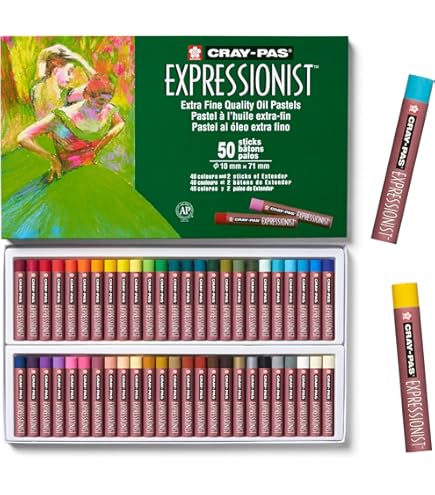 Amazon.com: ArtAspirer Oil Pastels ArtAspirer Oil Pastels Wood Box