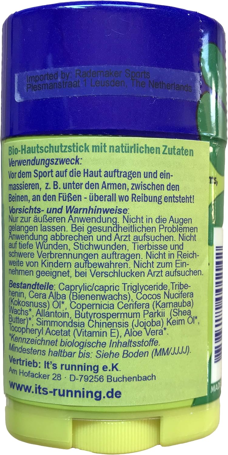 RunGuard - Organic Protective Stick for Skin 40 g, All Natural, 400 g (Confezione da 1) - Image 3