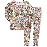 Vaenait baby 6M-12Y Infant Kids Toddler Girls Boys Soft Comfy Modal Tencel Sleepwear Pajamas 2pcs Set