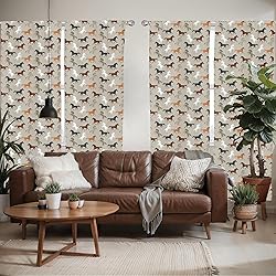 Ambesonne Horses Window Curtains Pack of