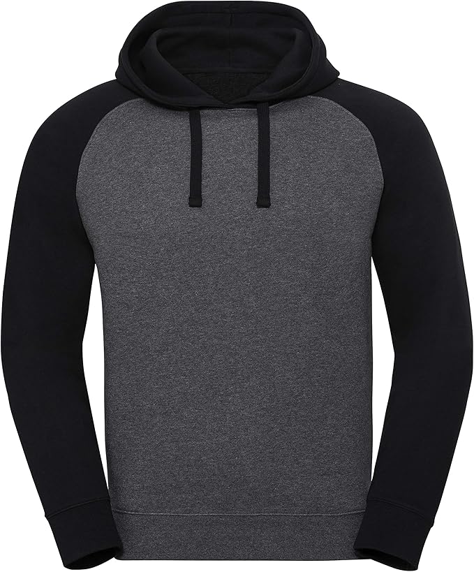 Russel Mens Authentic Hooded Baseball Sweatshirt Amazon.co.uk Clothing