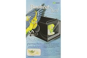 Hagen Parakeet Nest Box, Black