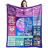 Boopeonr Basketball Blanket for Girls, Basketball Gifts for Girls Woman, Basketball Birthday Gifts Bedroom Decor, Basketball Player Team Gifts Throw Blanket 50"x40"