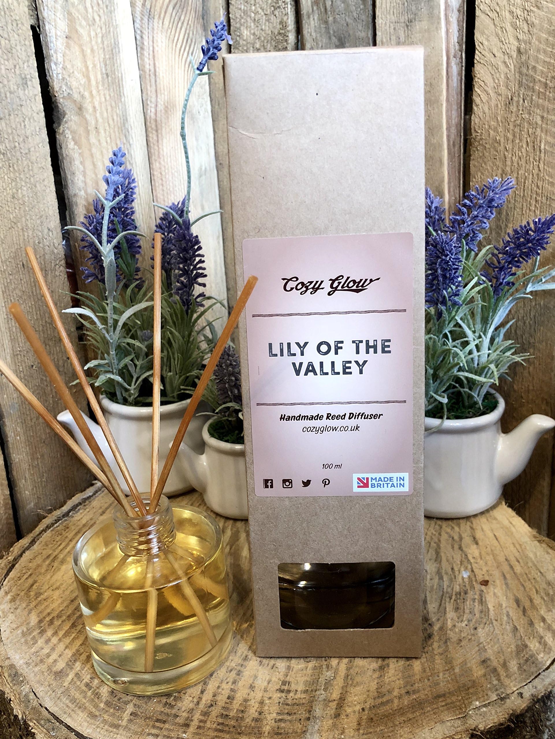 Cozy Glow Lily of the Valley 100 ml Reed Diffuser
