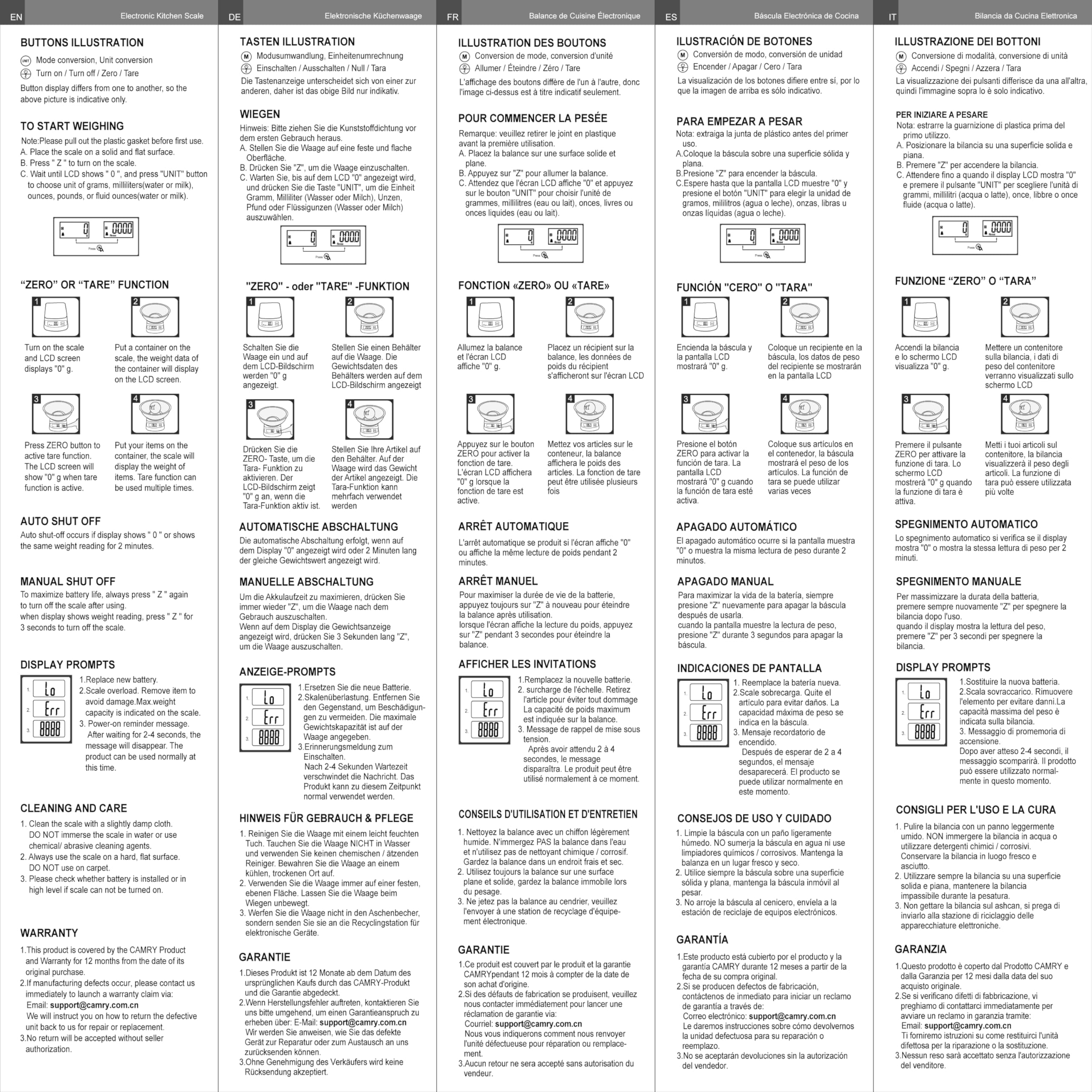 Food Scale, NUTRI FIT Digital Kitchen Scale Weight Grams and Ounces for Weight Loss, Accurate Cooking Baking Scale LCD Display Max 11lb 1g Increment with Wide Stainless Steel Platfrom, Black