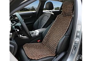 EXCEL LIFE Natural Wood Beaded Seat Cover Massaging Cool Cushion for Car Truck. Keeps The Back From Getting Sweaty While Driv
