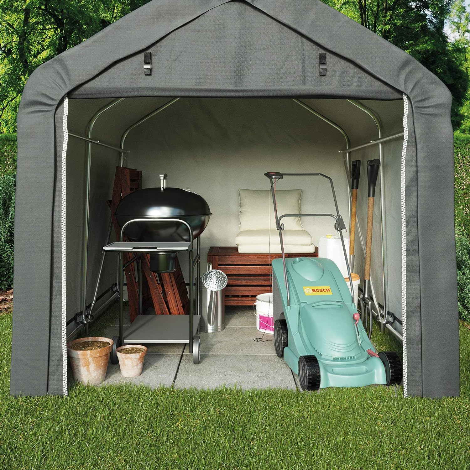 super saturday garden gear portable shed garage for