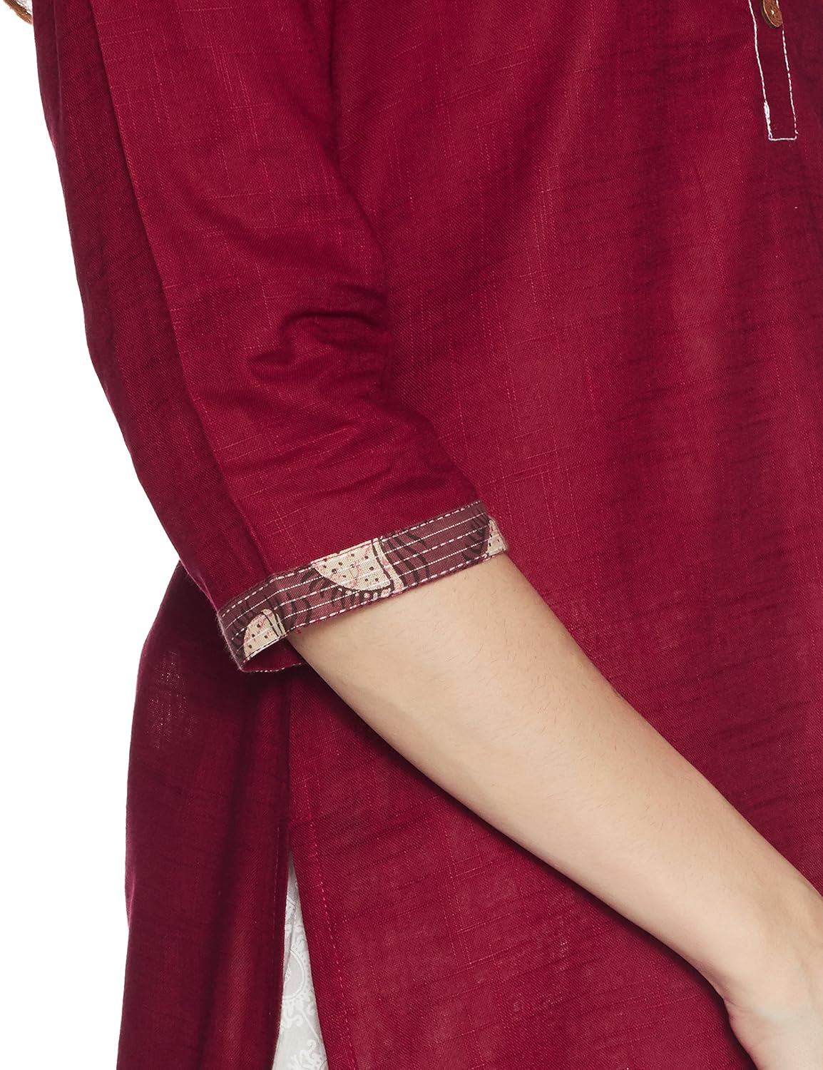 indigo women's straight cotton kurta