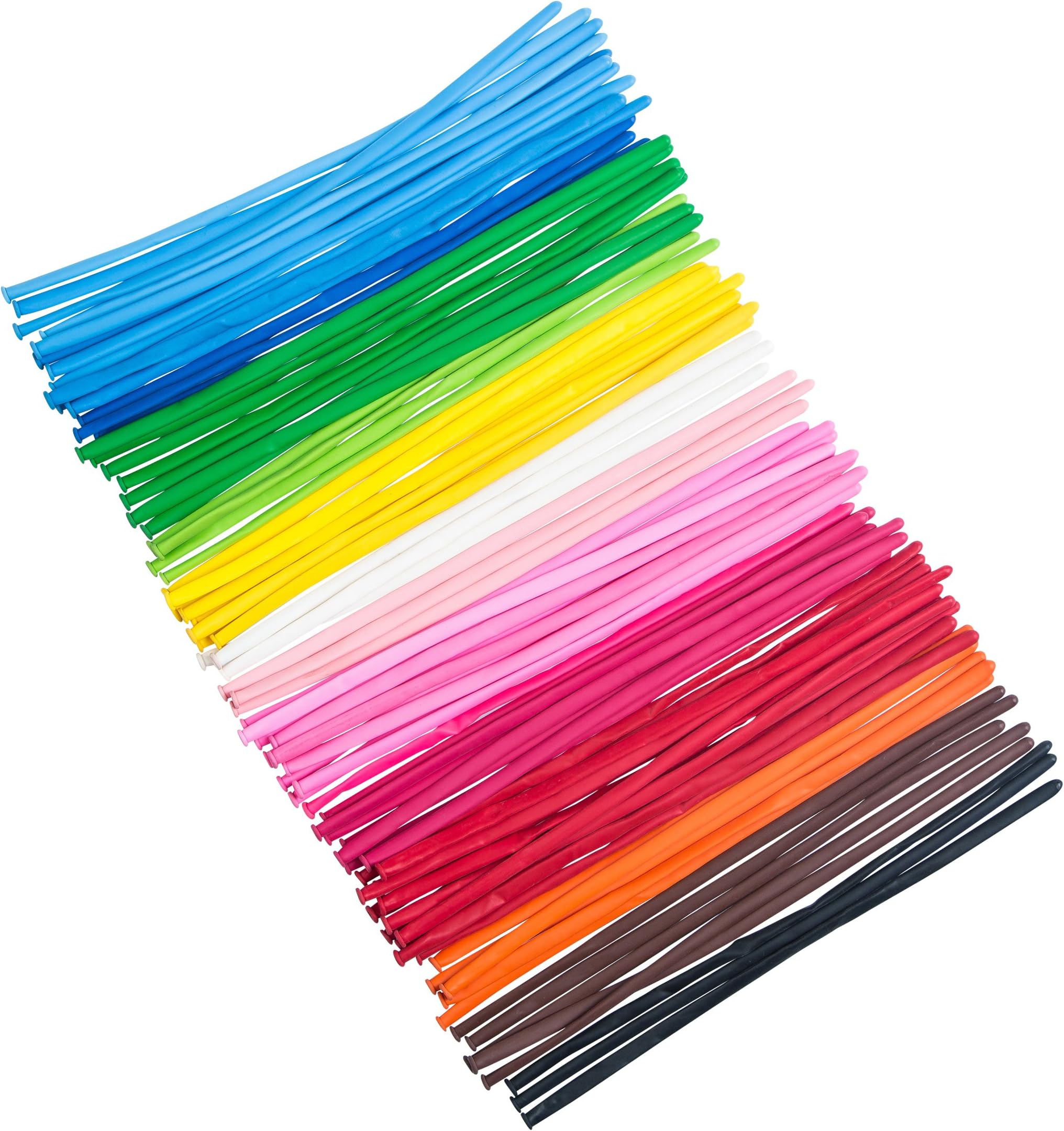 Ultrakidz Modelling Balloons Magic Balloons, colourful balloons for inflating, for kids birthday parties, weddings, parties of decoration, pack of 100
