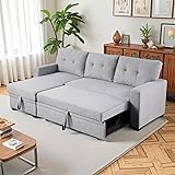 Lyngins L Shaped Sleeper Sofa Bed with Storage