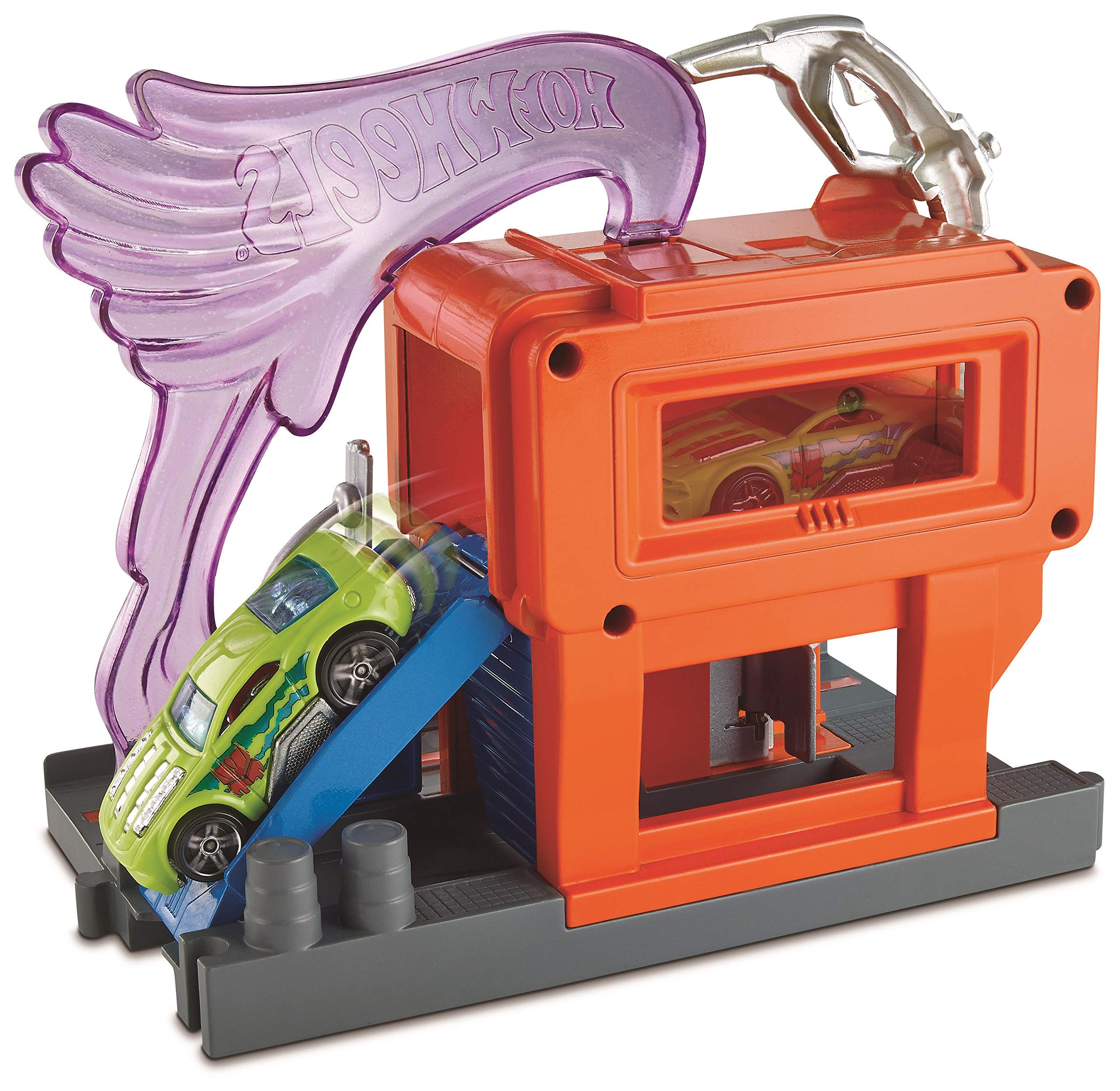 Hot Wheels City Downtown Speedy Fuel Stop Play Set