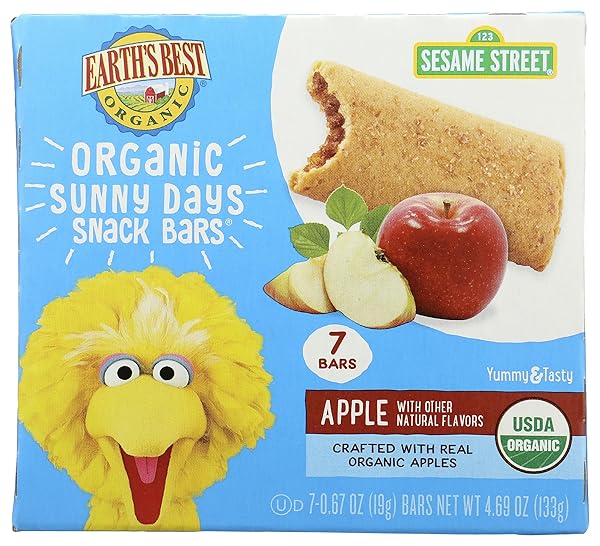 EARTH’S BEST ORGANIC SUNNY DAYS SNACK BARS FOR...