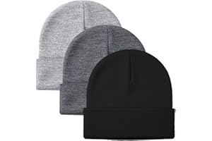 Glooarm Beanie for Men Women Knit Winter Hats Beanies Warm Slouchy Unisex Cuffed Beanies Skull Caps