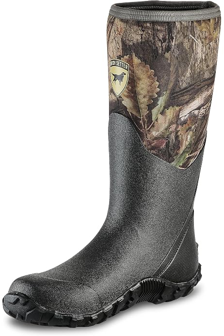 Irish Setter MudTrek Waterproof Hunting Boots - Realtree Edge Camo, Unisex Full Fit For Wet Conditions - View #4