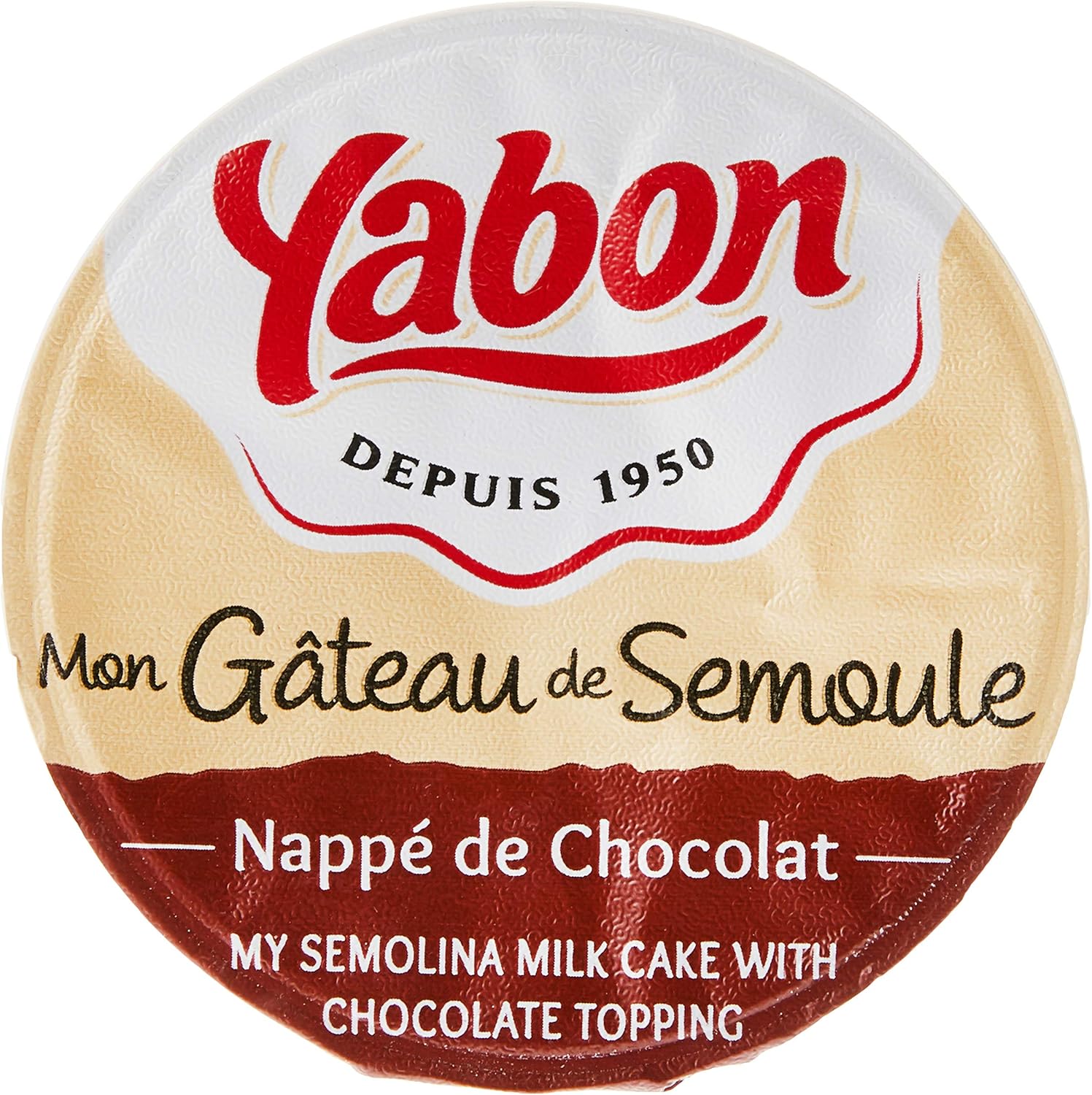Yabon Gateau De Semoule Nappage Chocolat Yabon 4 X 125 G